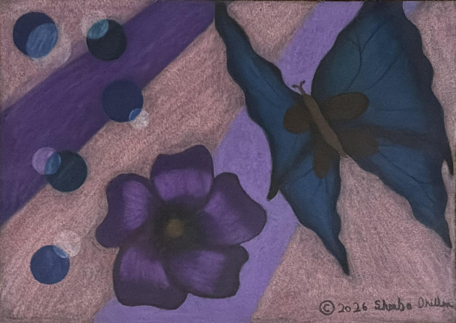 Silken Wings in Violet Mist Silken Wings in Violet Mist
